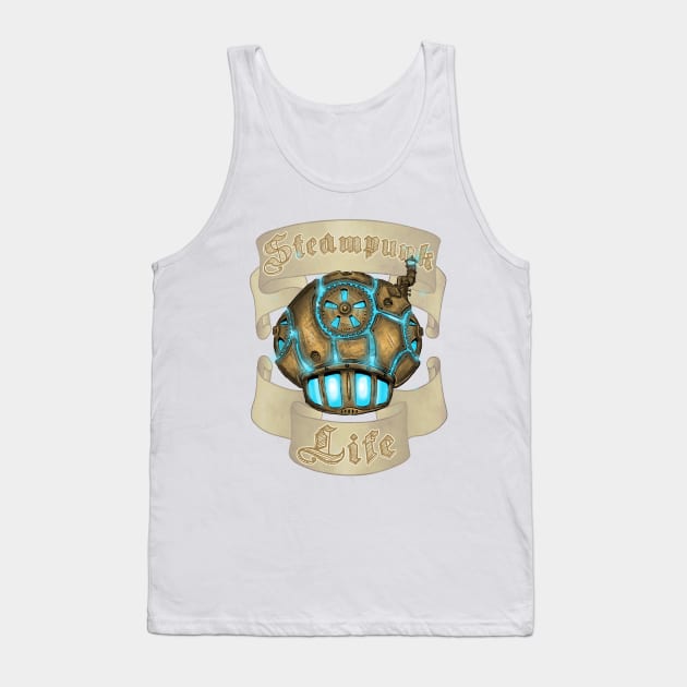 Steampunk Life Tank Top by dragonrise_studio